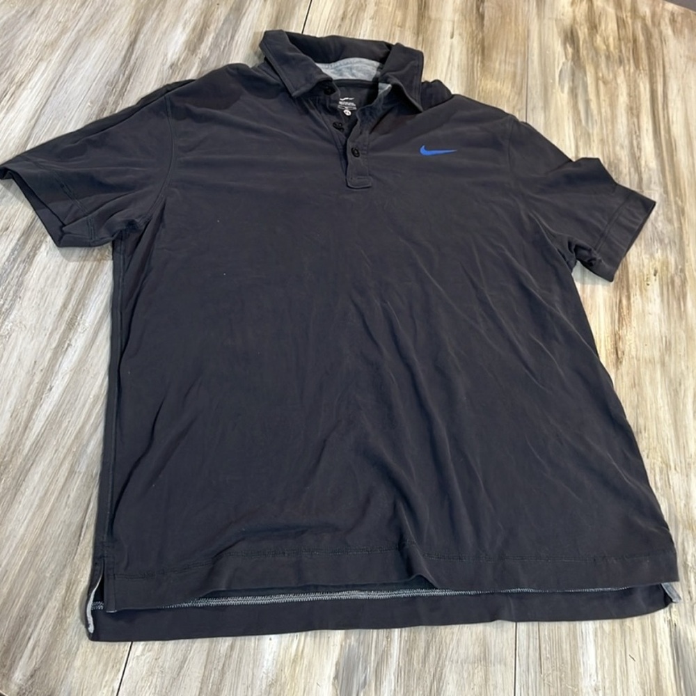 Nike men’s Gray grey Polo Golf Shirt Men's Size XL light weight